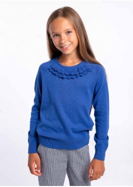 TopHat синій светр для дівчинки 21037